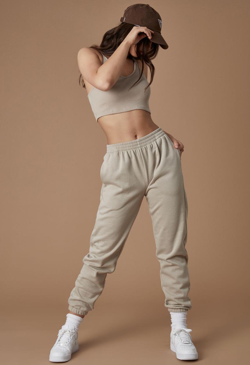 Factorie - Classic trackpant - brown mushroom