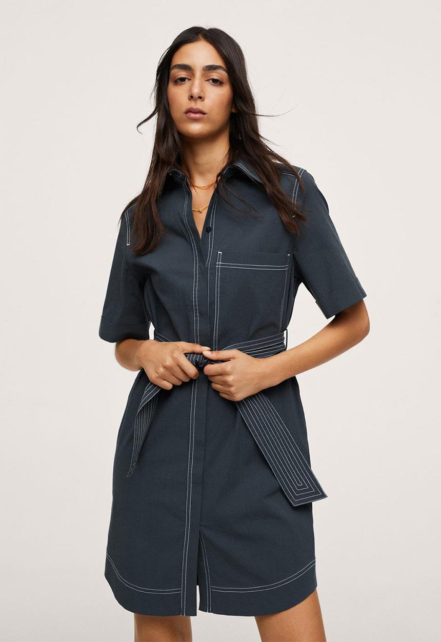 MANGO - Dress megan - black