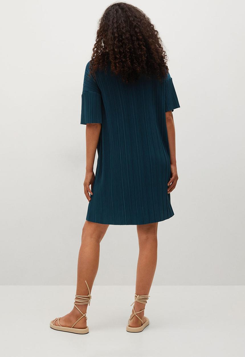 MANGO - Dress wild-h - navy