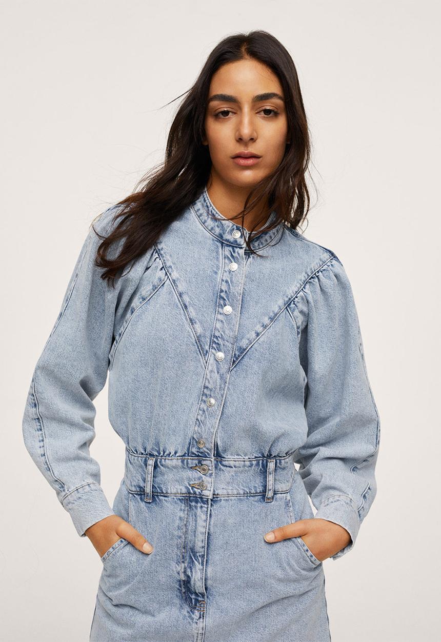 MANGO - Dress lola - blue