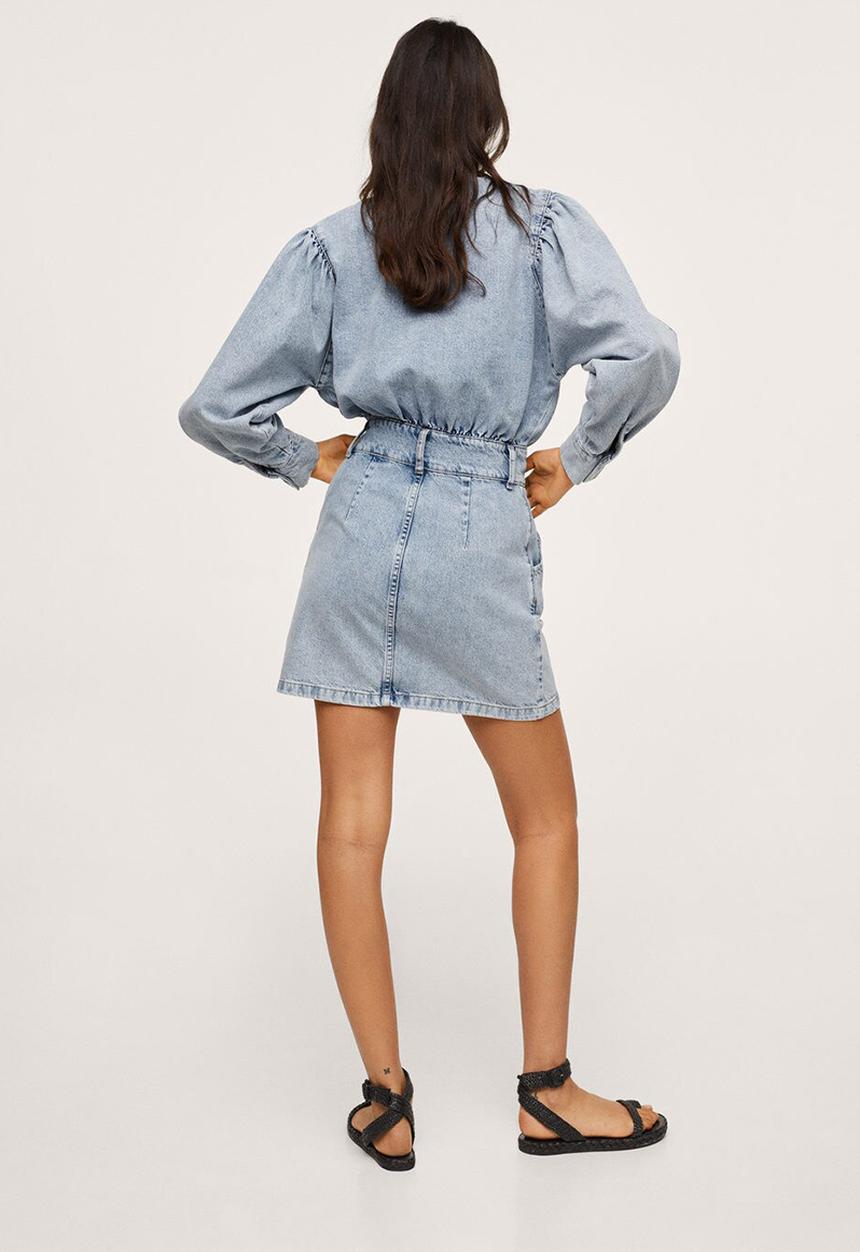 MANGO - Dress lola - blue