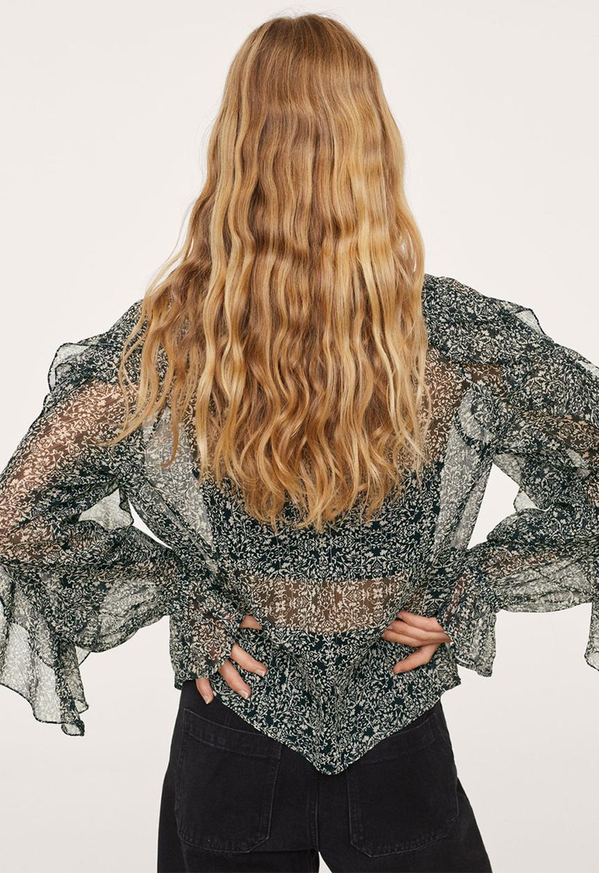 MANGO - Blouse grace - black