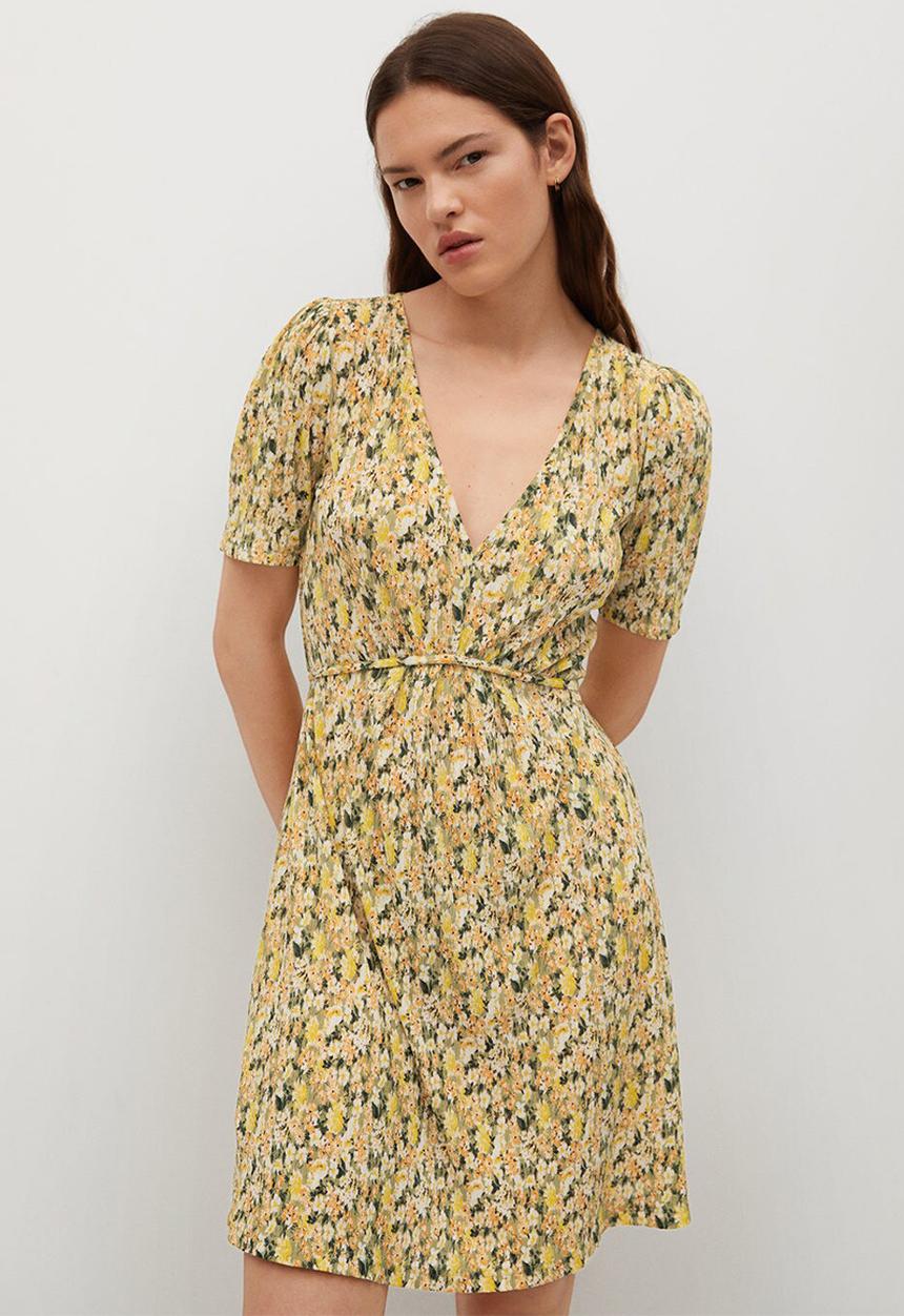 MANGO - Dress pitita - light pastel green