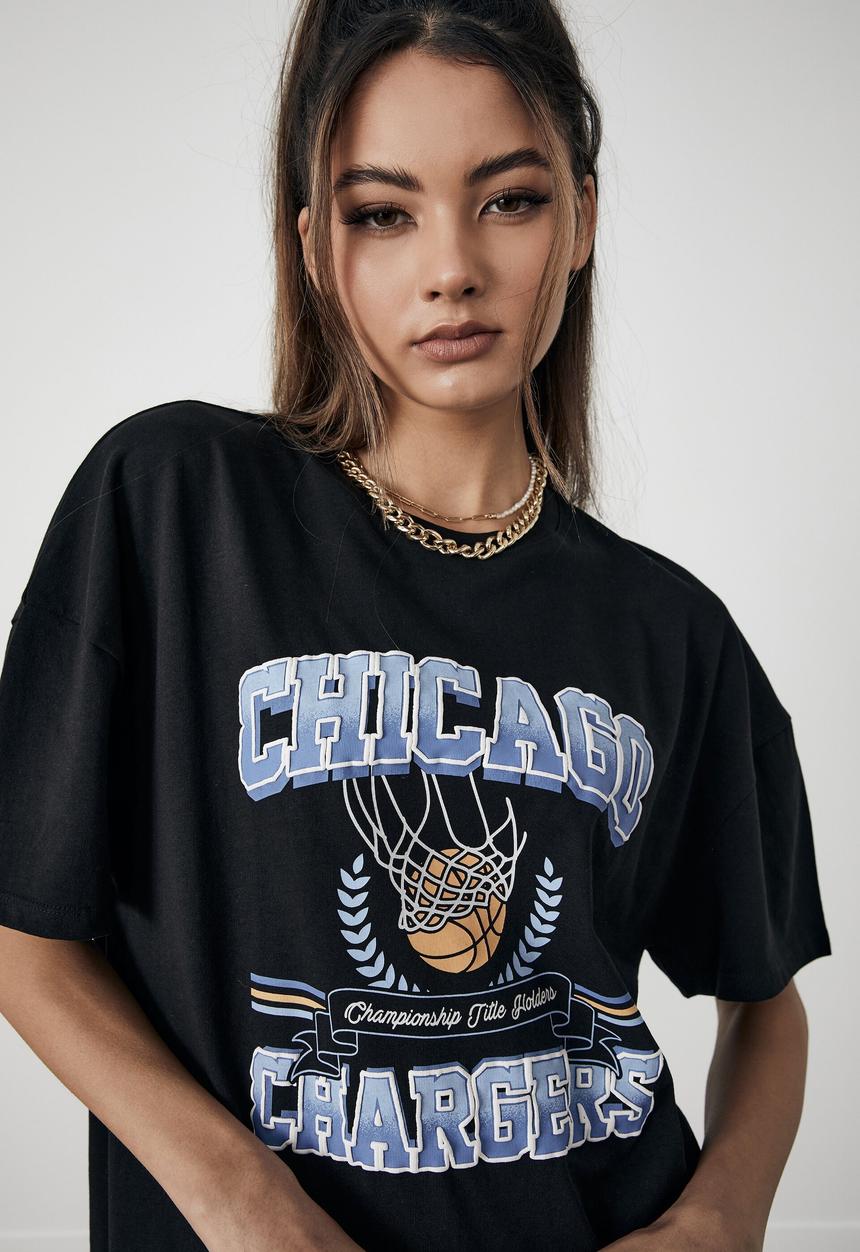 Factorie - Original relaxed graphic tee - black