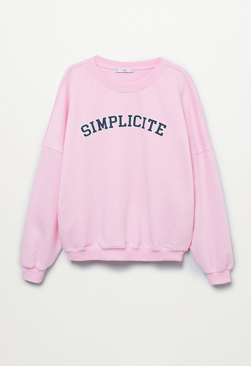 MANGO - Sweatshirt - bright pink