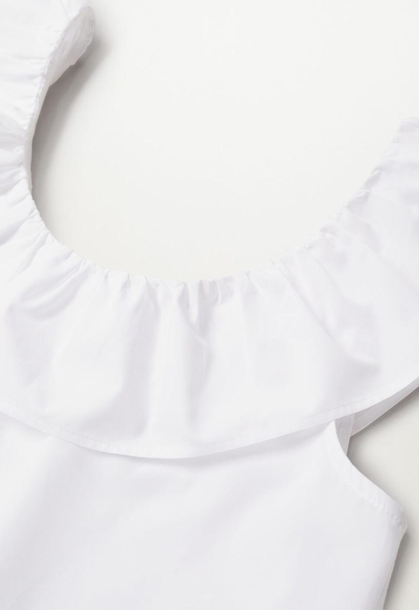 MANGO - Top pop - white