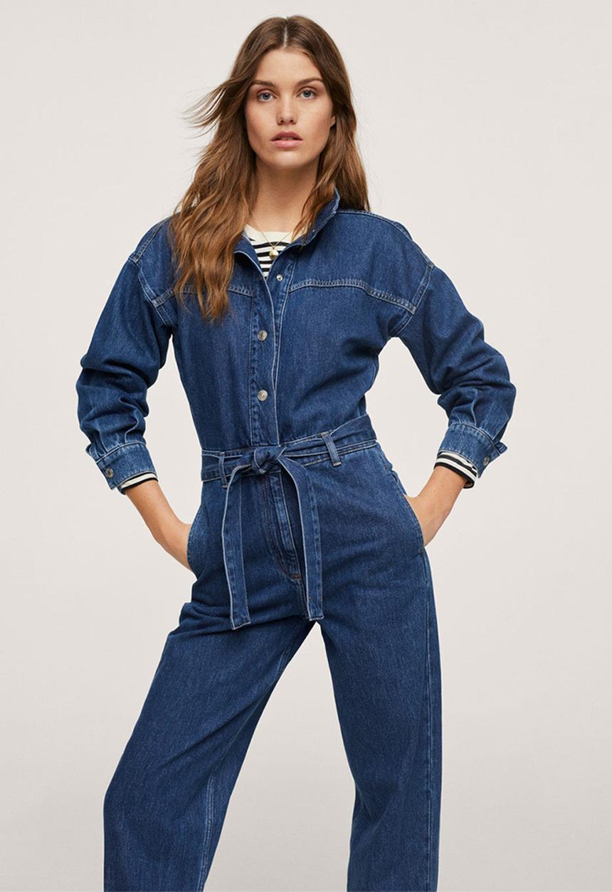 MANGO - One-piece suit naomi - blue