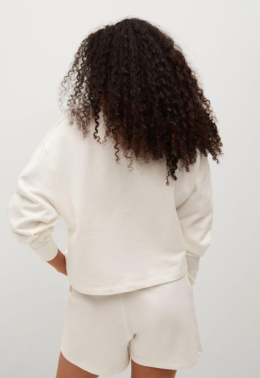 MANGO - Sweatshirt pstlimpo - white