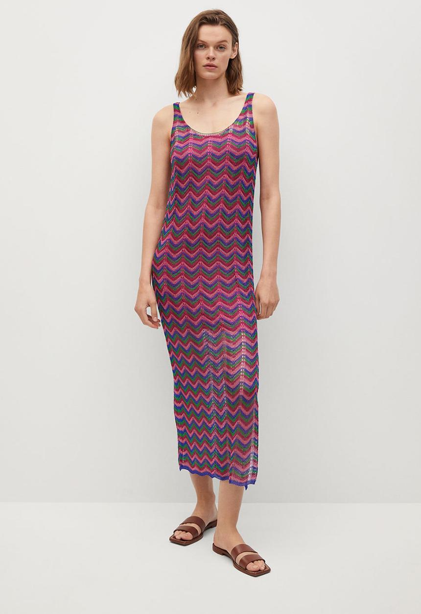MANGO - Dress honolulu - pink