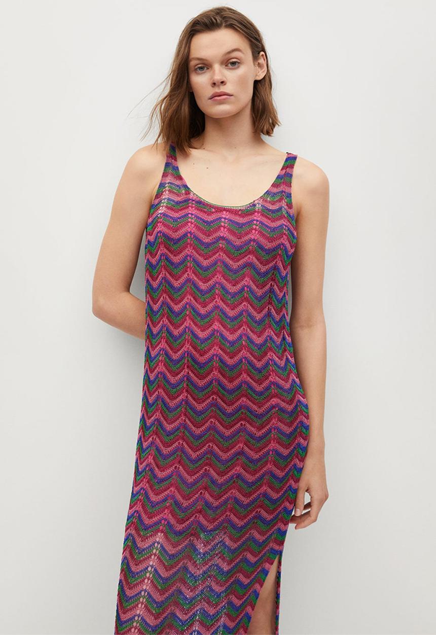 MANGO - Dress honolulu - pink