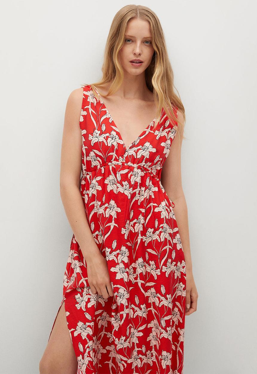 MANGO - Dress becca - red