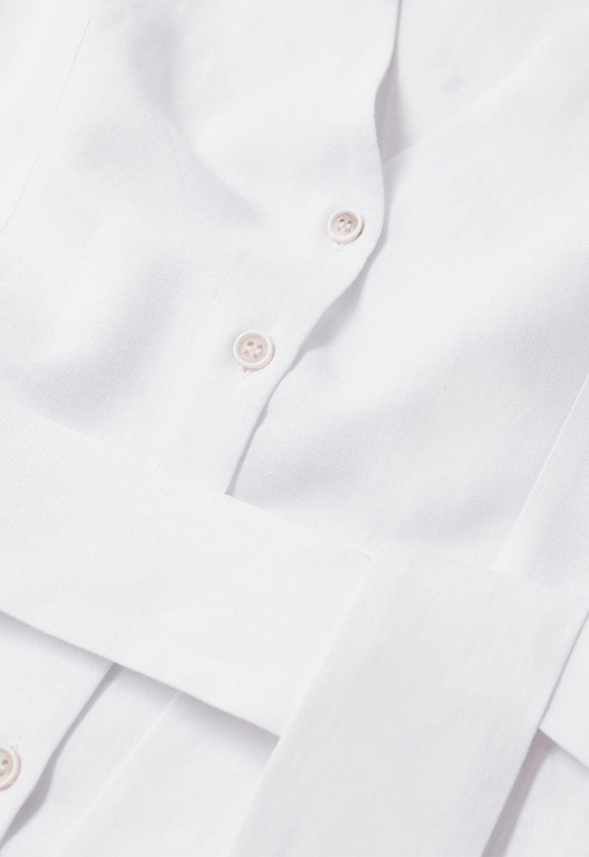MANGO - Dress iri - white