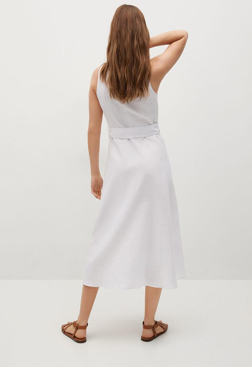 MANGO - Dress iri - white