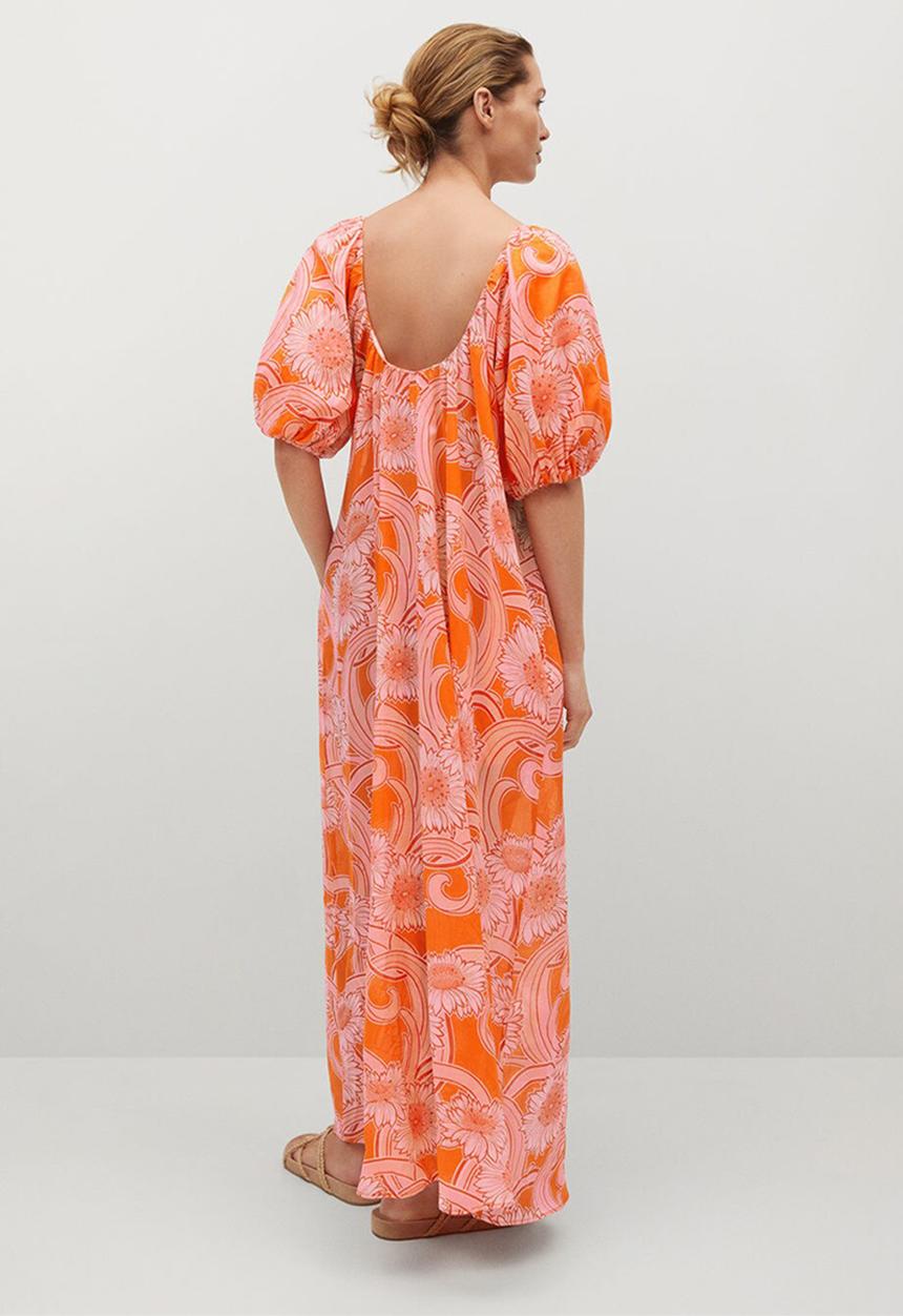 MANGO - Dress anita - orange