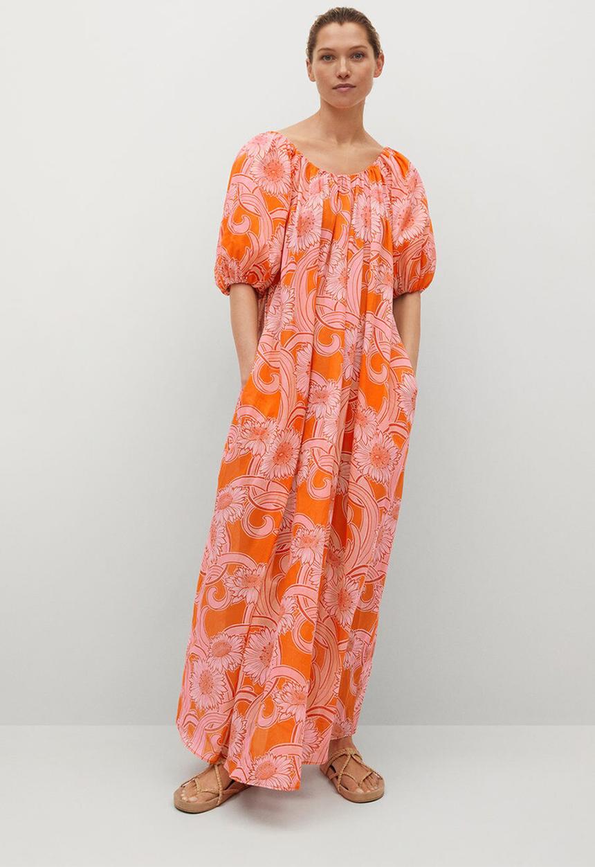 MANGO - Dress anita - orange