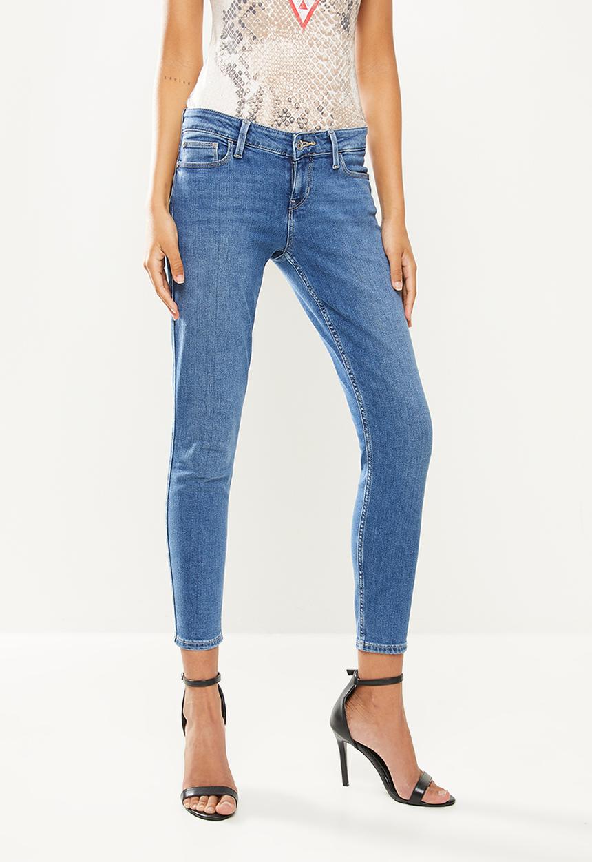 GUESS - Power skinny low denim - light wash