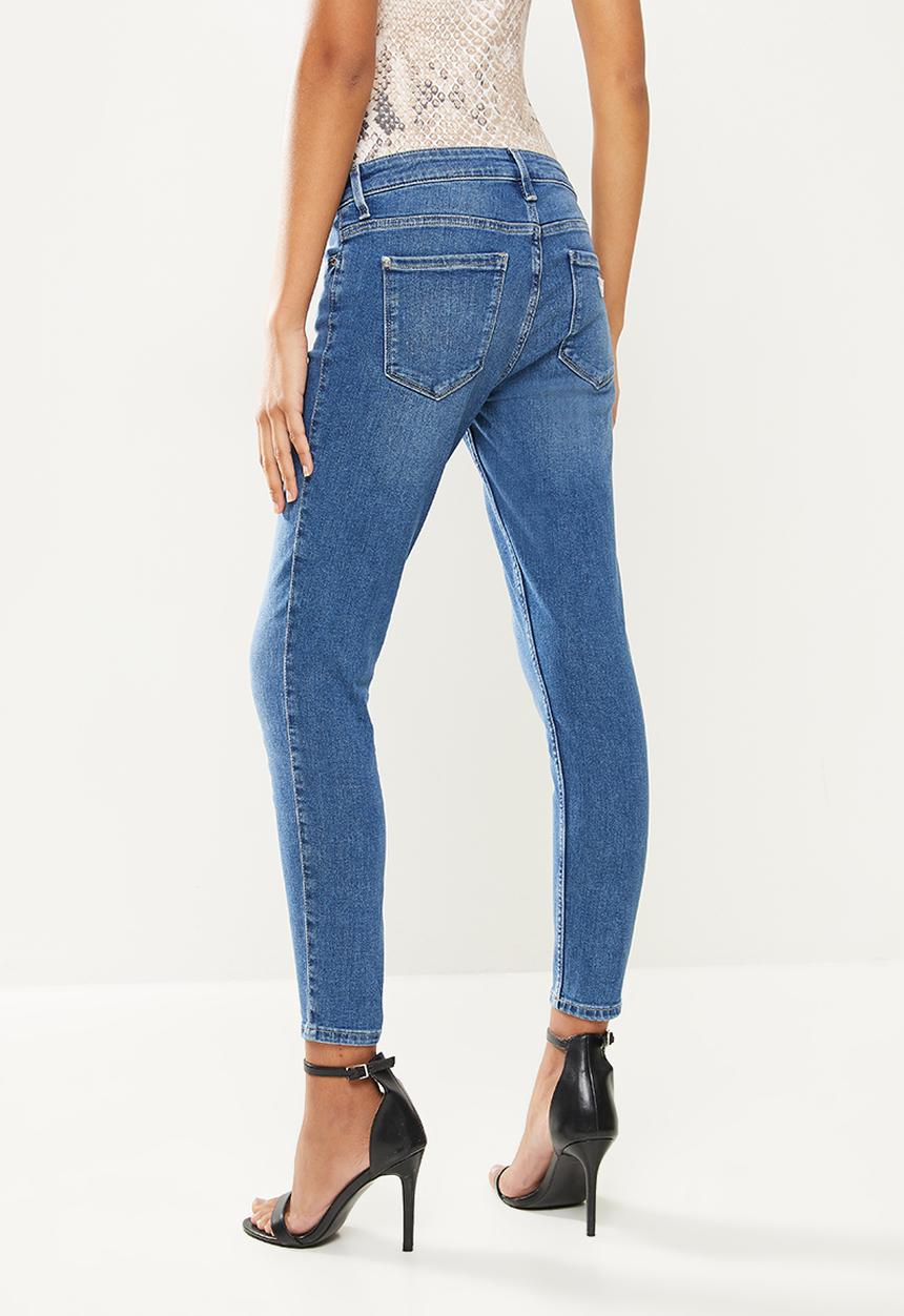 GUESS - Power skinny low denim - light wash