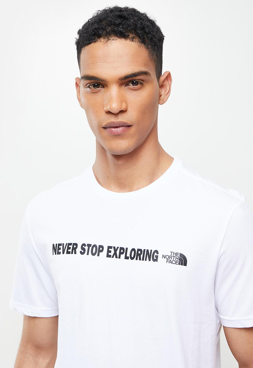 The North Face - Mens short sleeve open gate tee - white