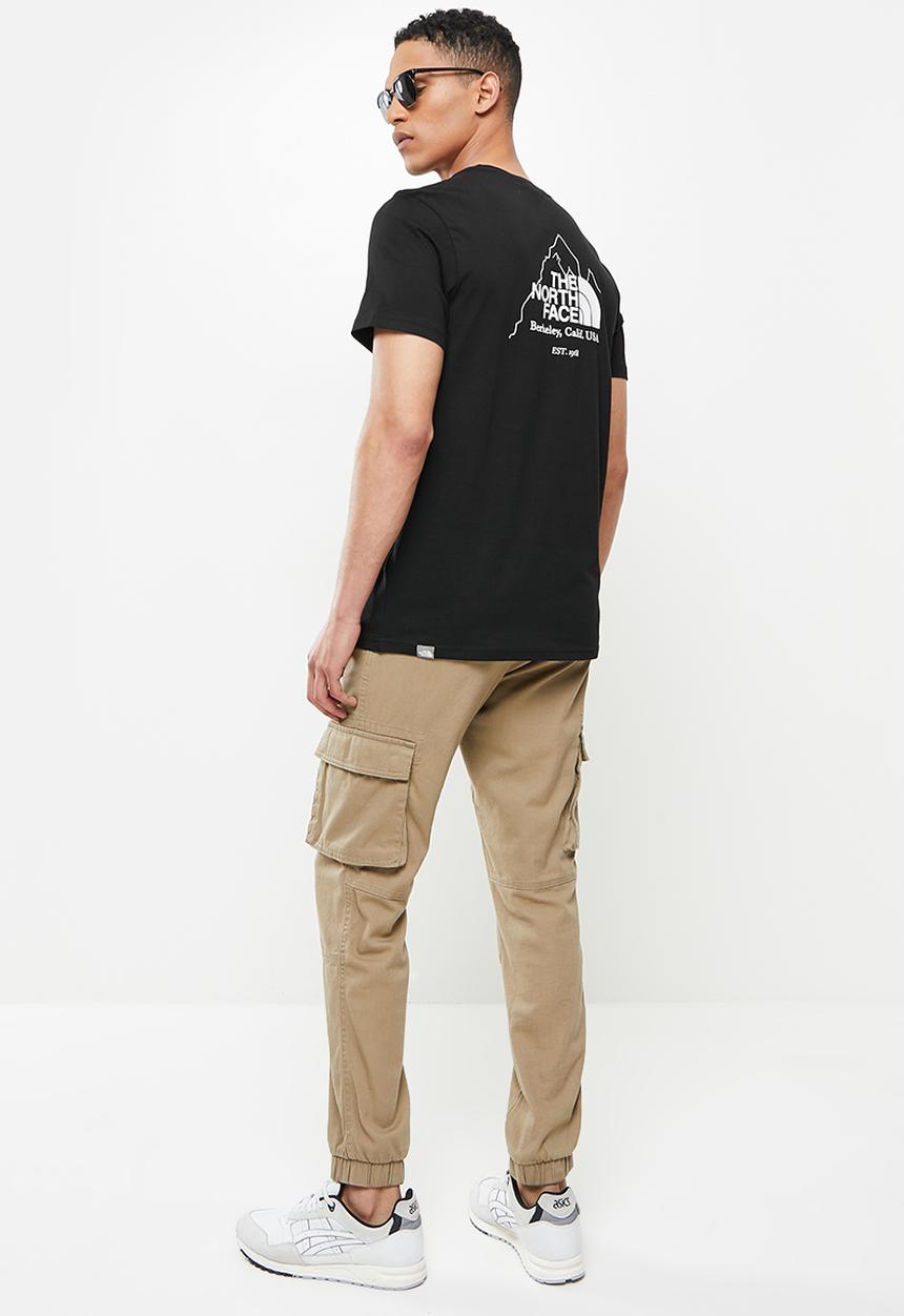 The North Face - Mens biner graphic 4 tee - black
