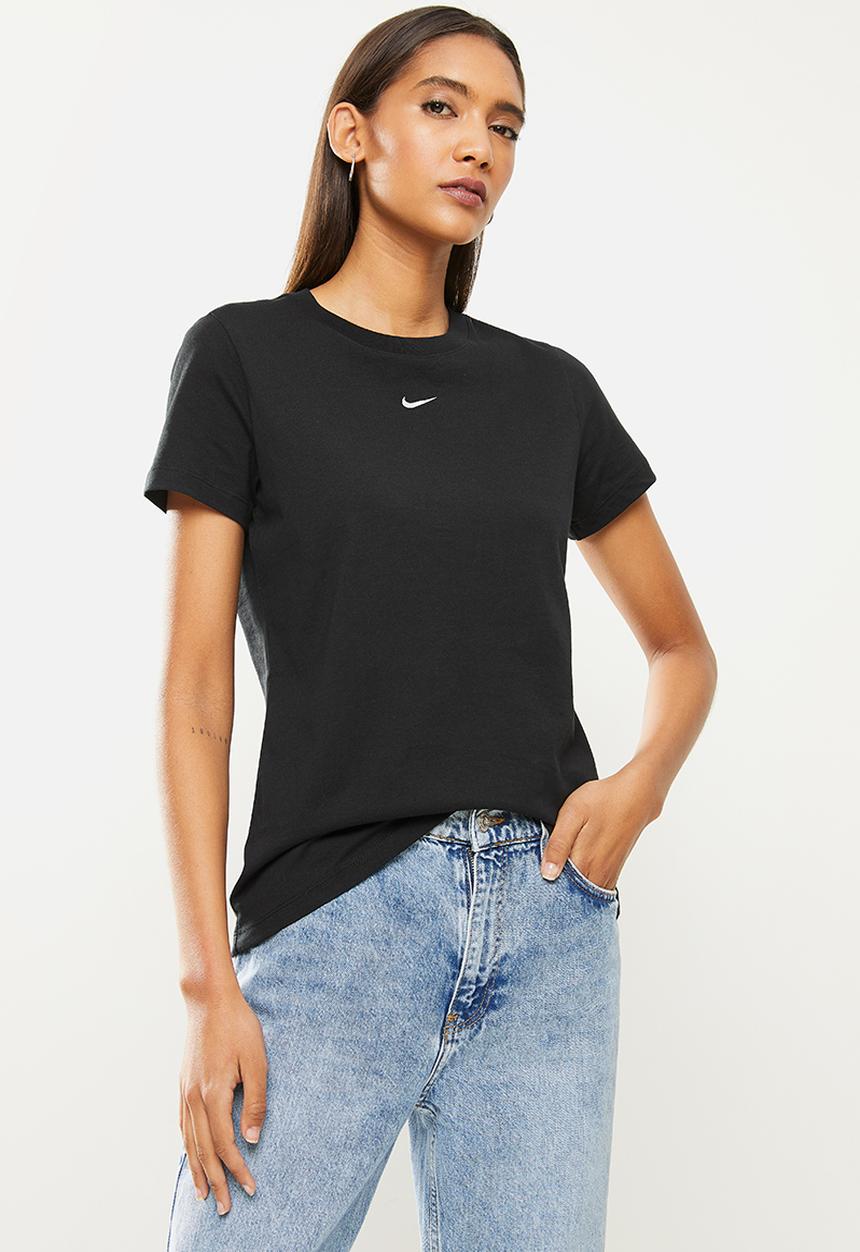 Nike - Nsw essntl tee short sleeve crew lbr - black