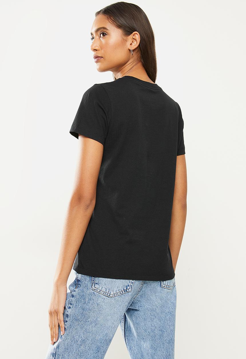 Nike - Nsw essntl tee short sleeve crew lbr - black