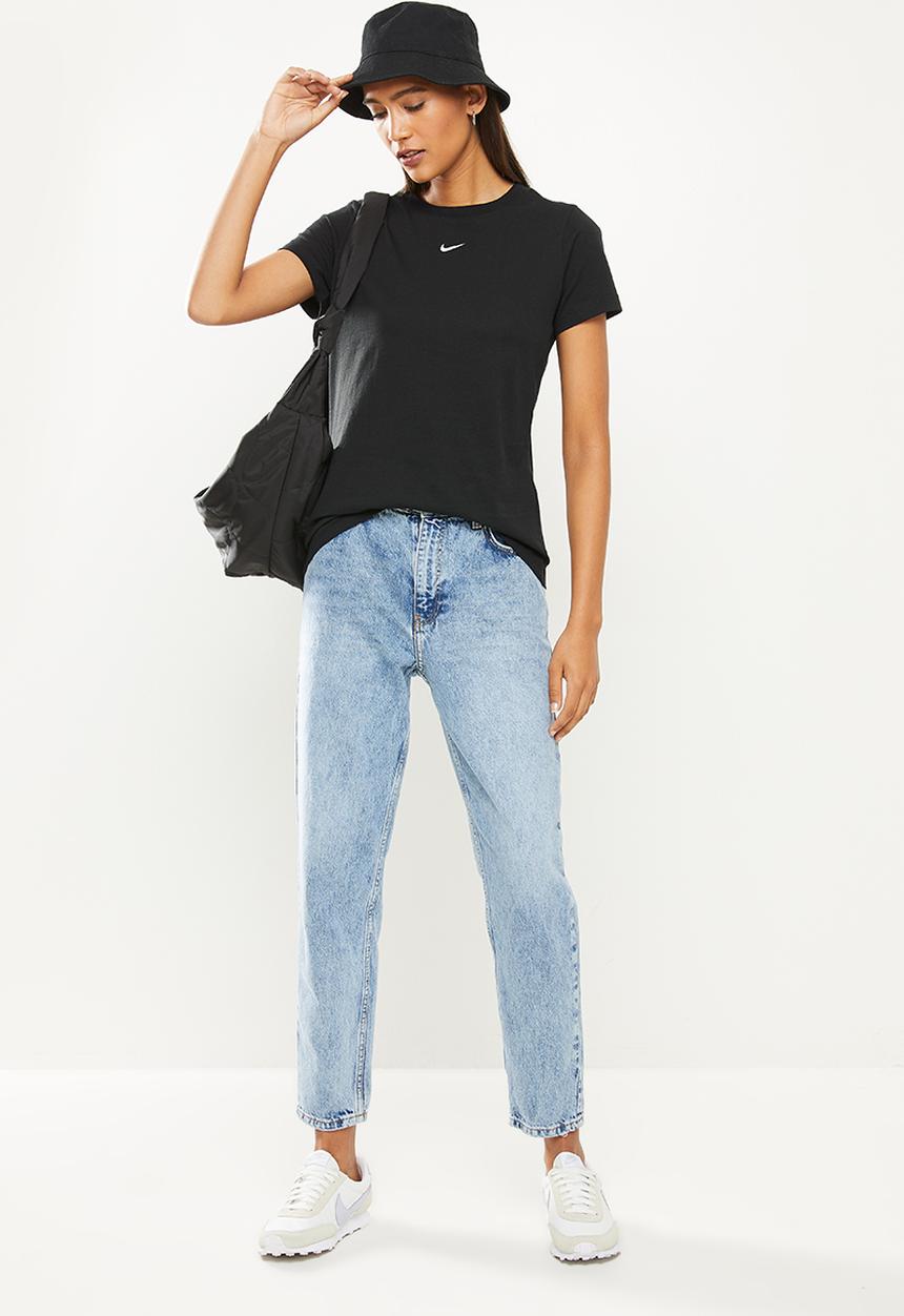 Nike - Nsw essntl tee short sleeve crew lbr - black