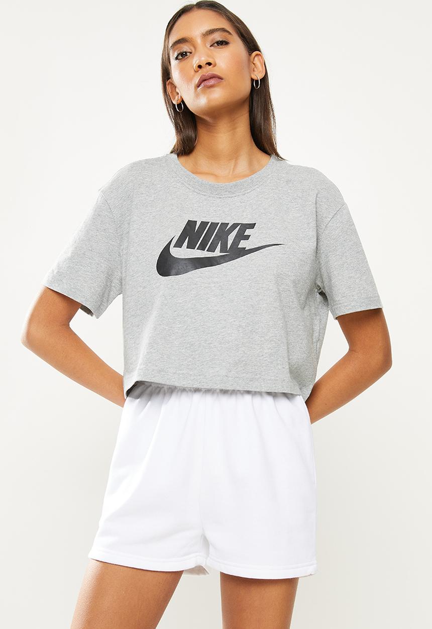 Nike - Nsw tee essntl crp icn ftr - grey