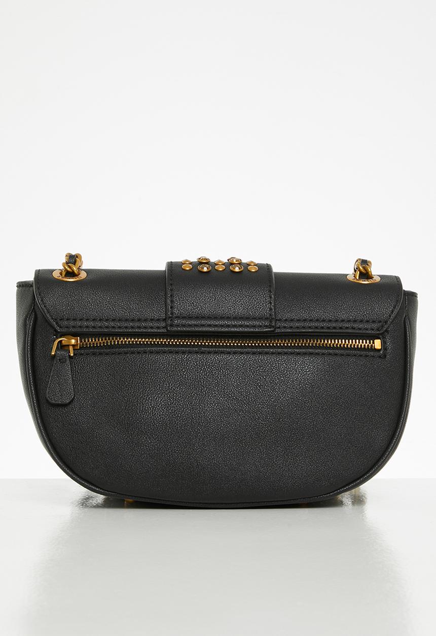 GUESS - Bling convertible xbody flap - black