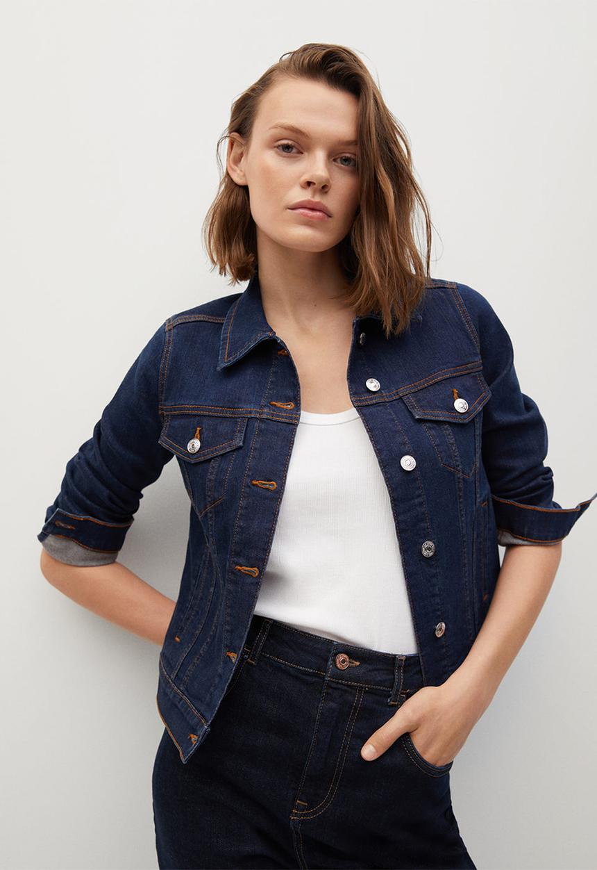 MANGO - Jacket vicky - blue