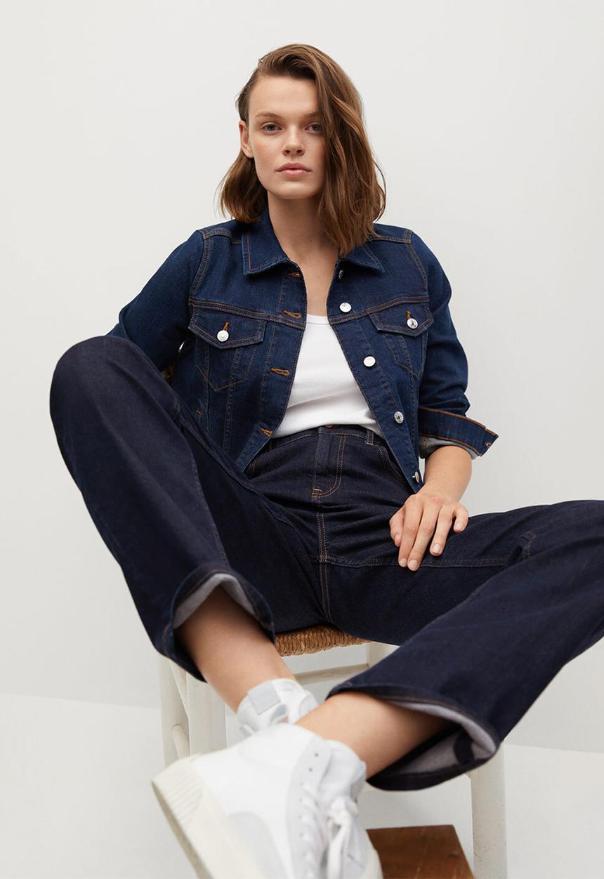 MANGO - Jacket vicky - blue