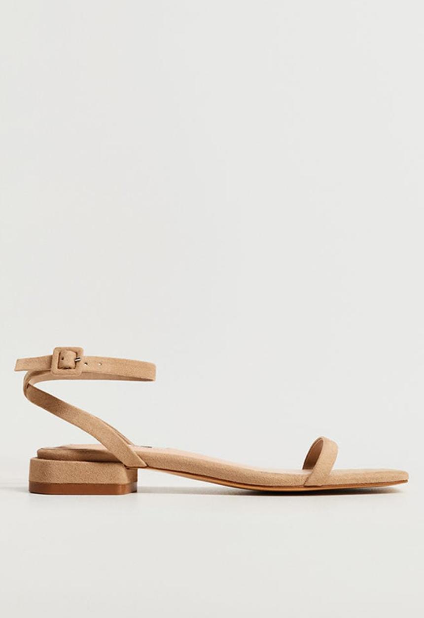 MANGO - Africa sandal - light brown