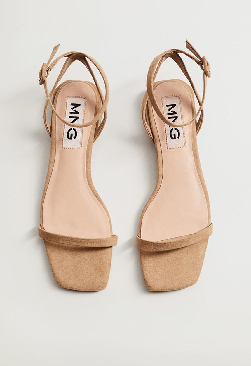 MANGO - Africa sandal - light brown