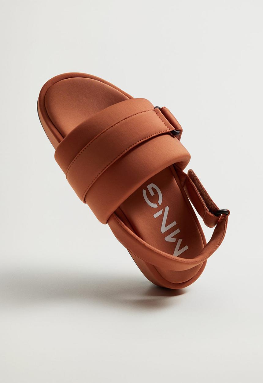 MANGO - Gery sandal - medium orange