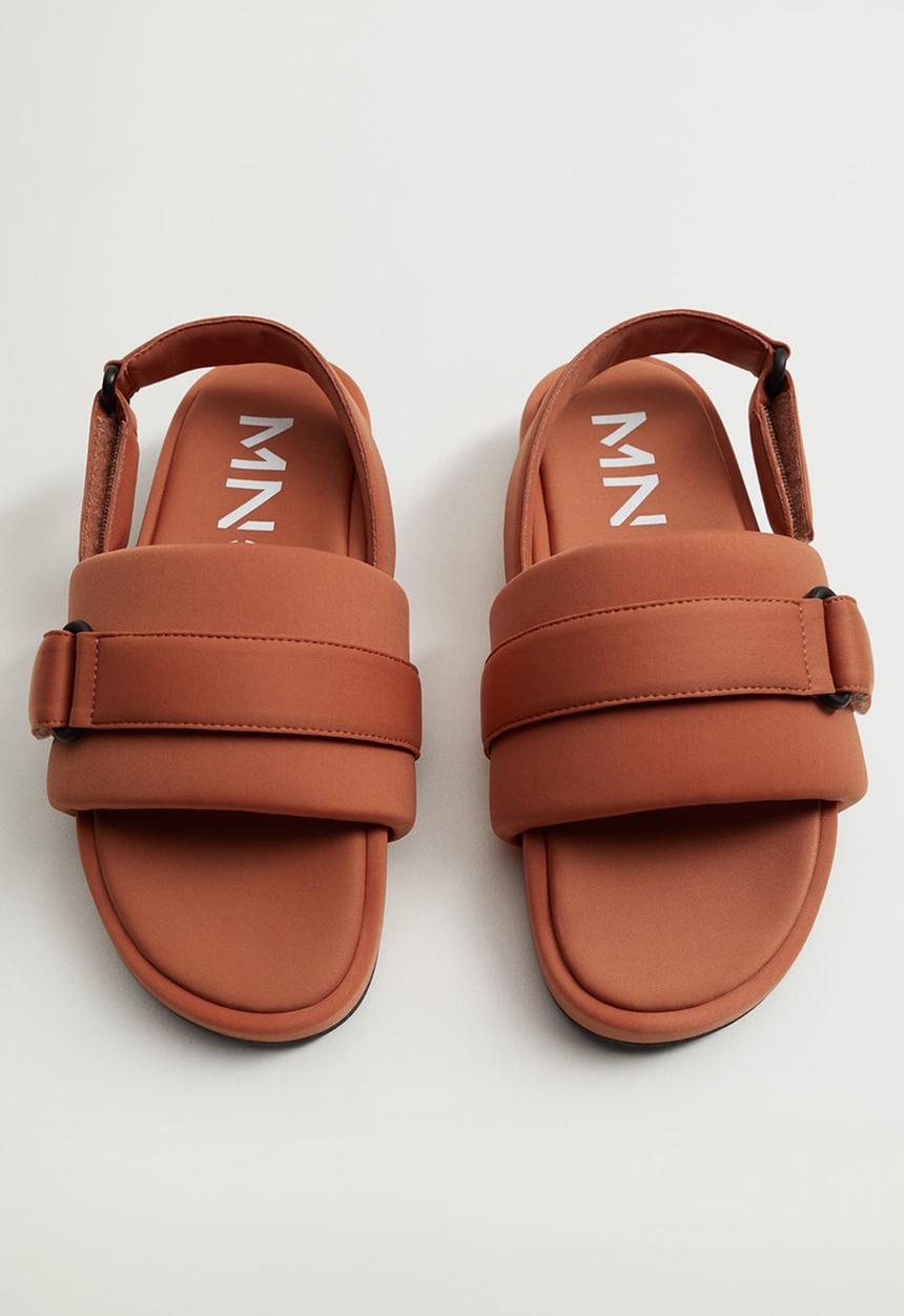 MANGO - Gery sandal - medium orange