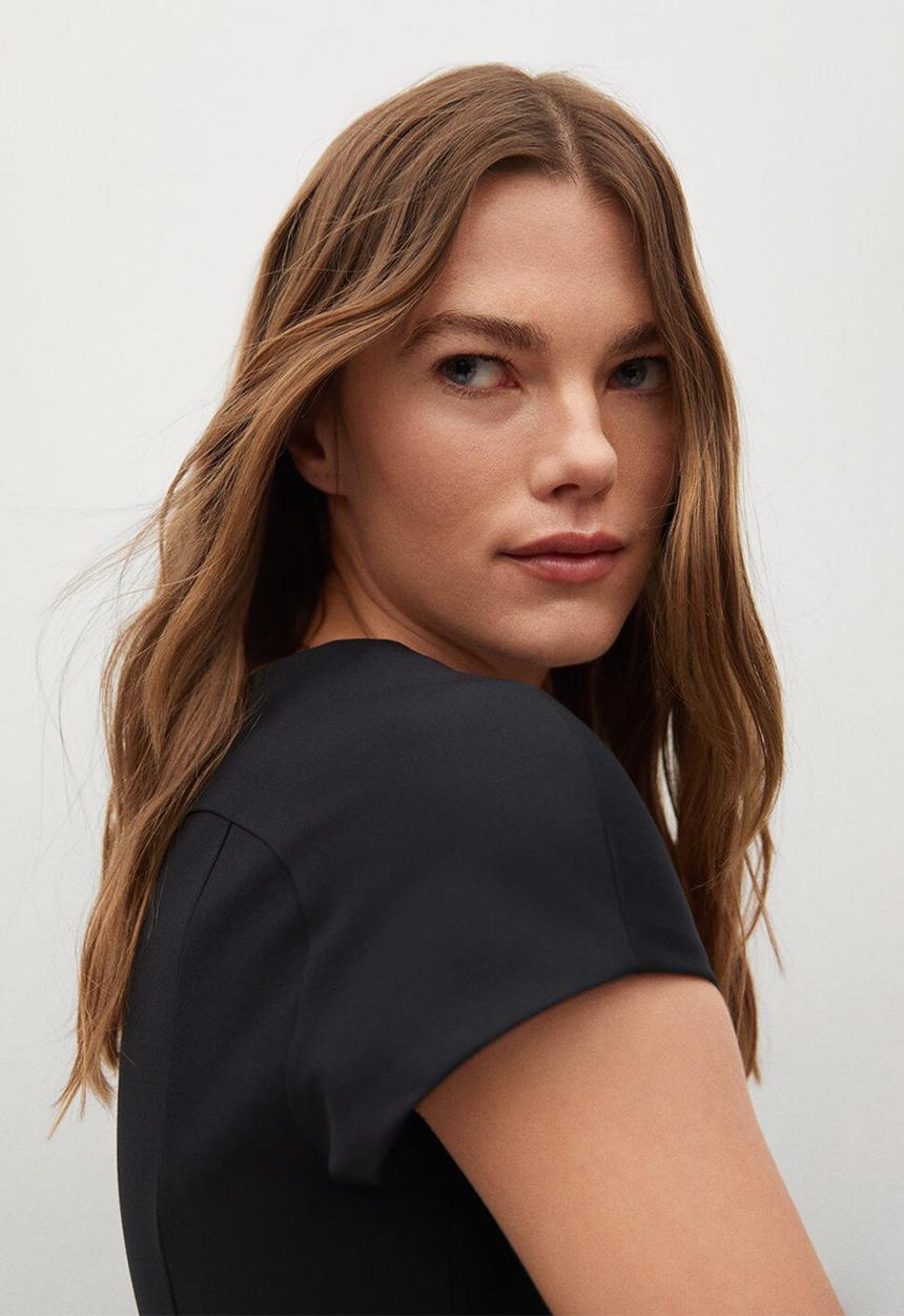 MANGO - Dress cofi-a - black