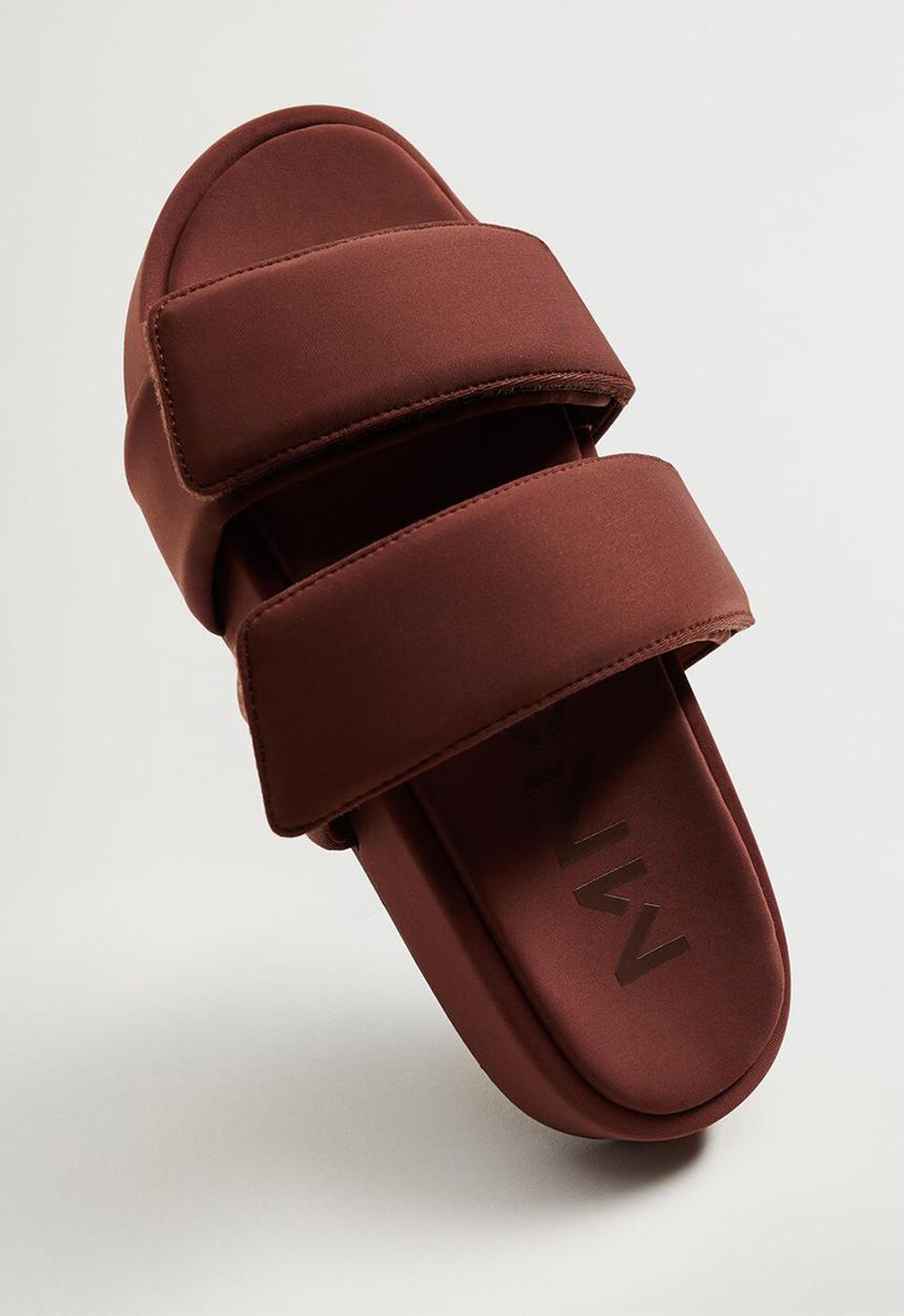 MANGO - Melanie sandal - dark brown