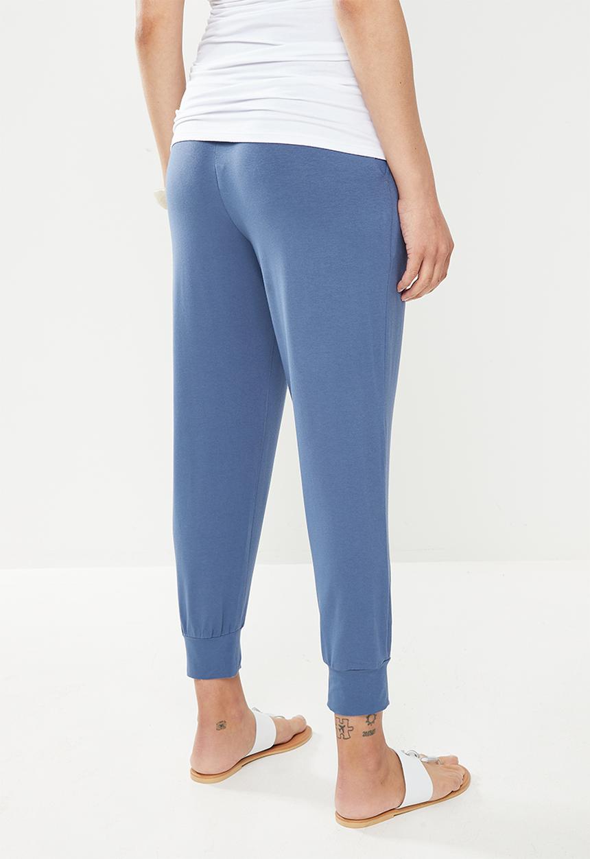 edit Maternity - Drop crotch jogger - blue