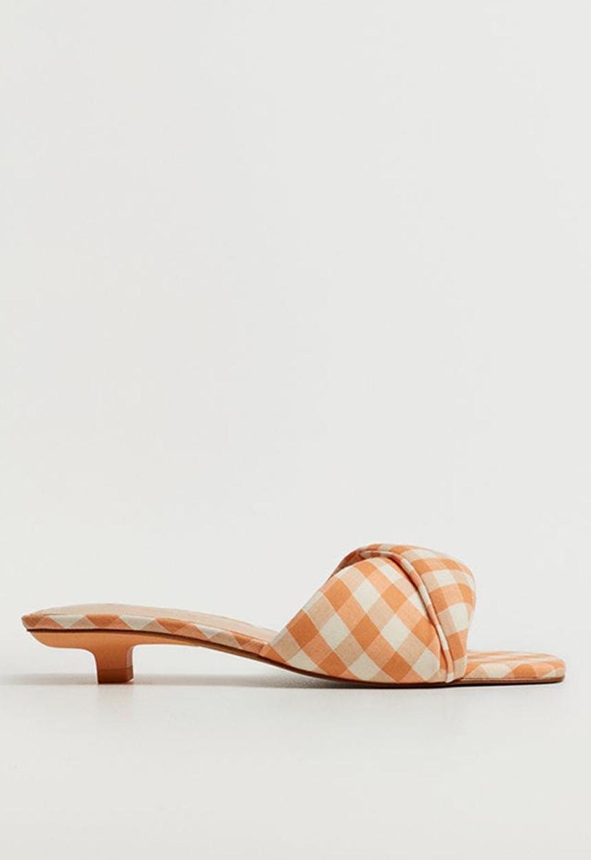 MANGO - Pillow sandal - pastel orange