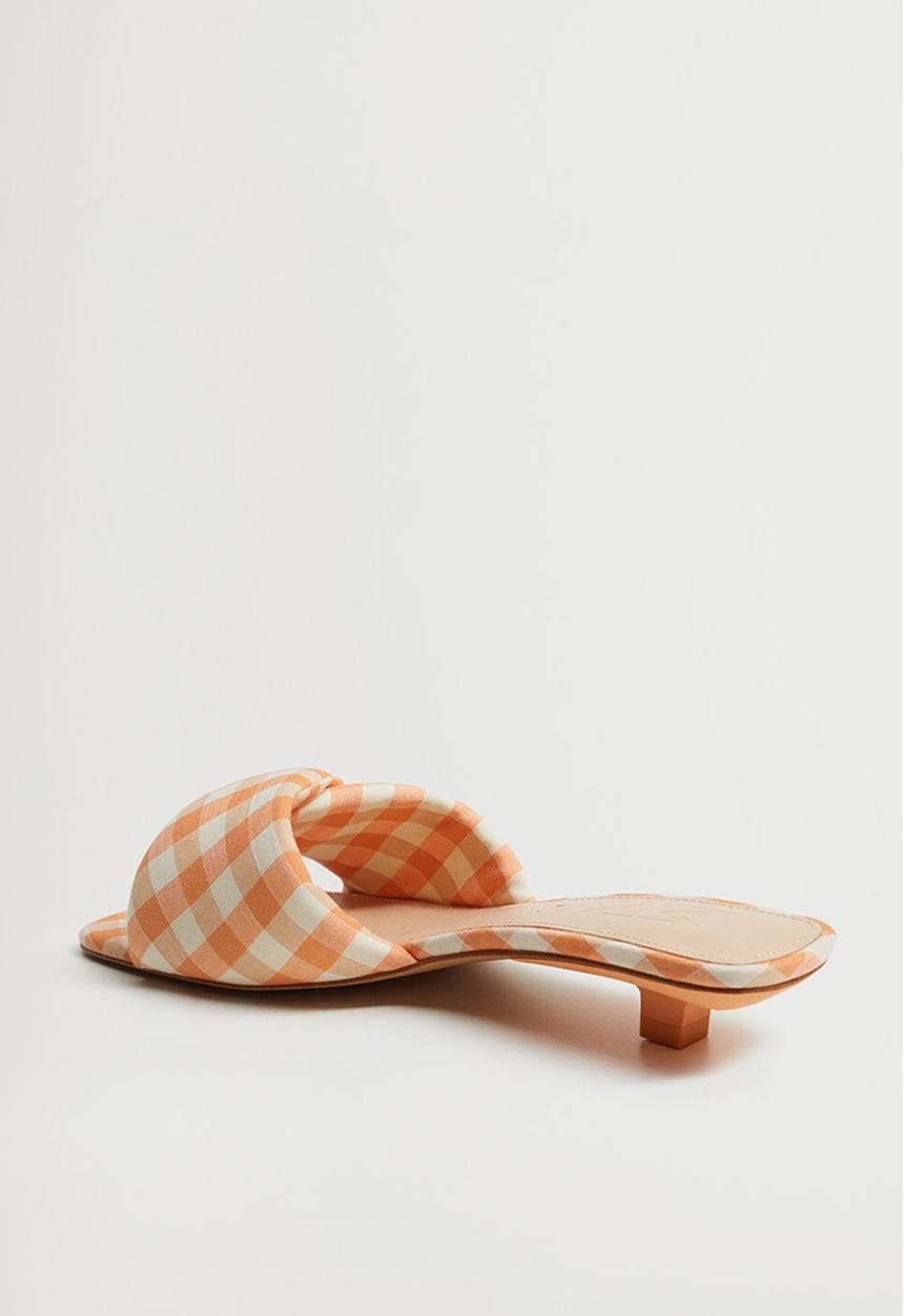 MANGO - Pillow sandal - pastel orange