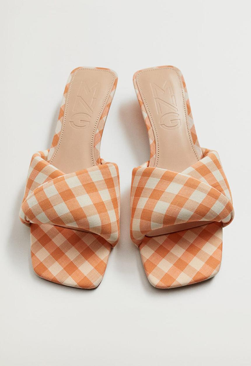 MANGO - Pillow sandal - pastel orange