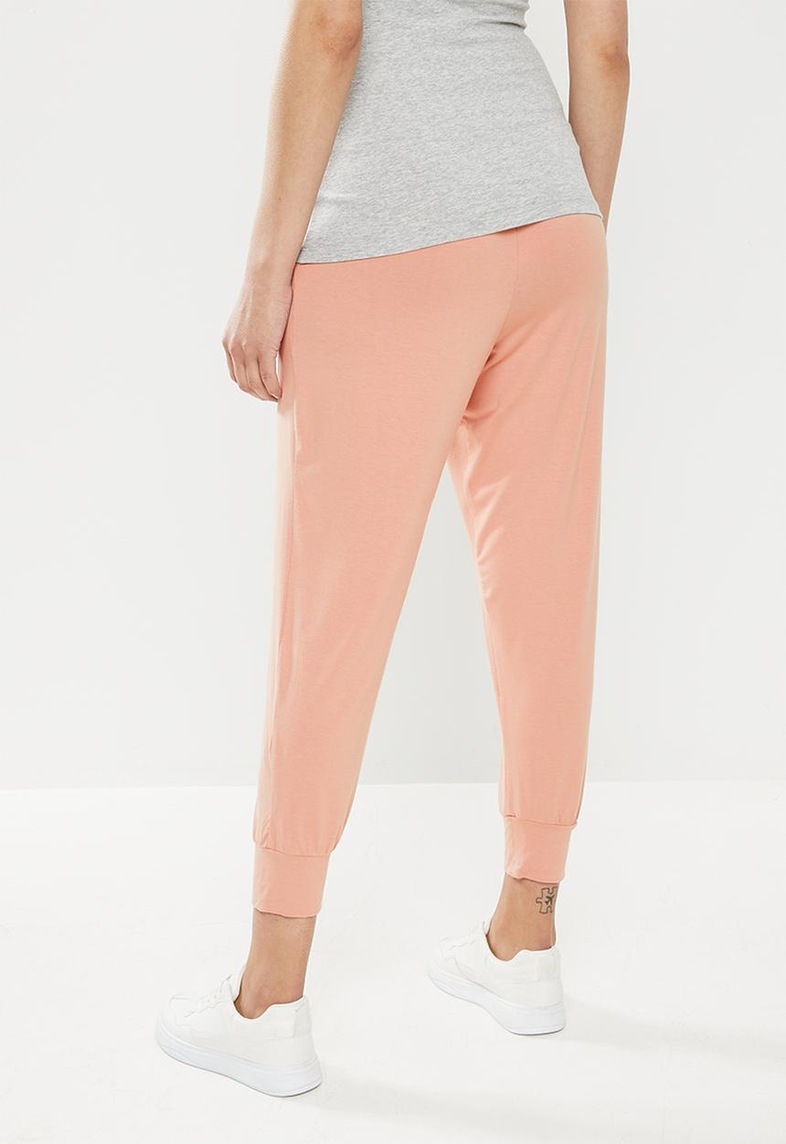 edit Maternity - Drop crotch jogger - blush