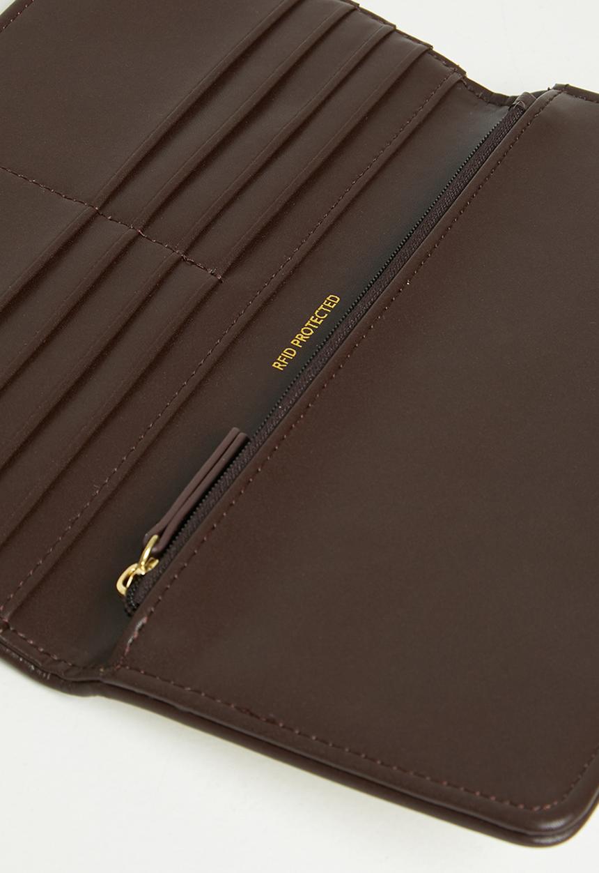 POLO - Polo panama continental purse - camel