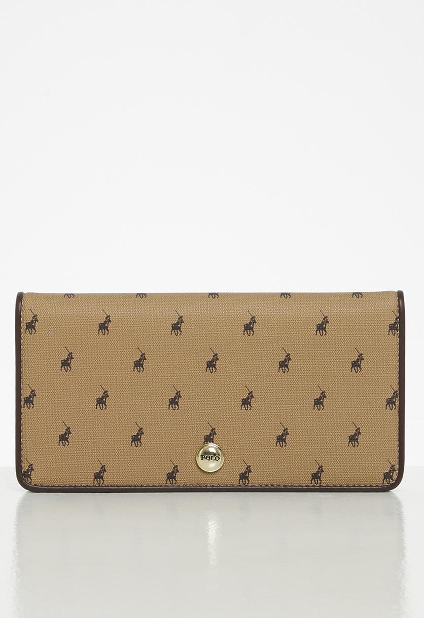 POLO - Polo panama continental purse - camel