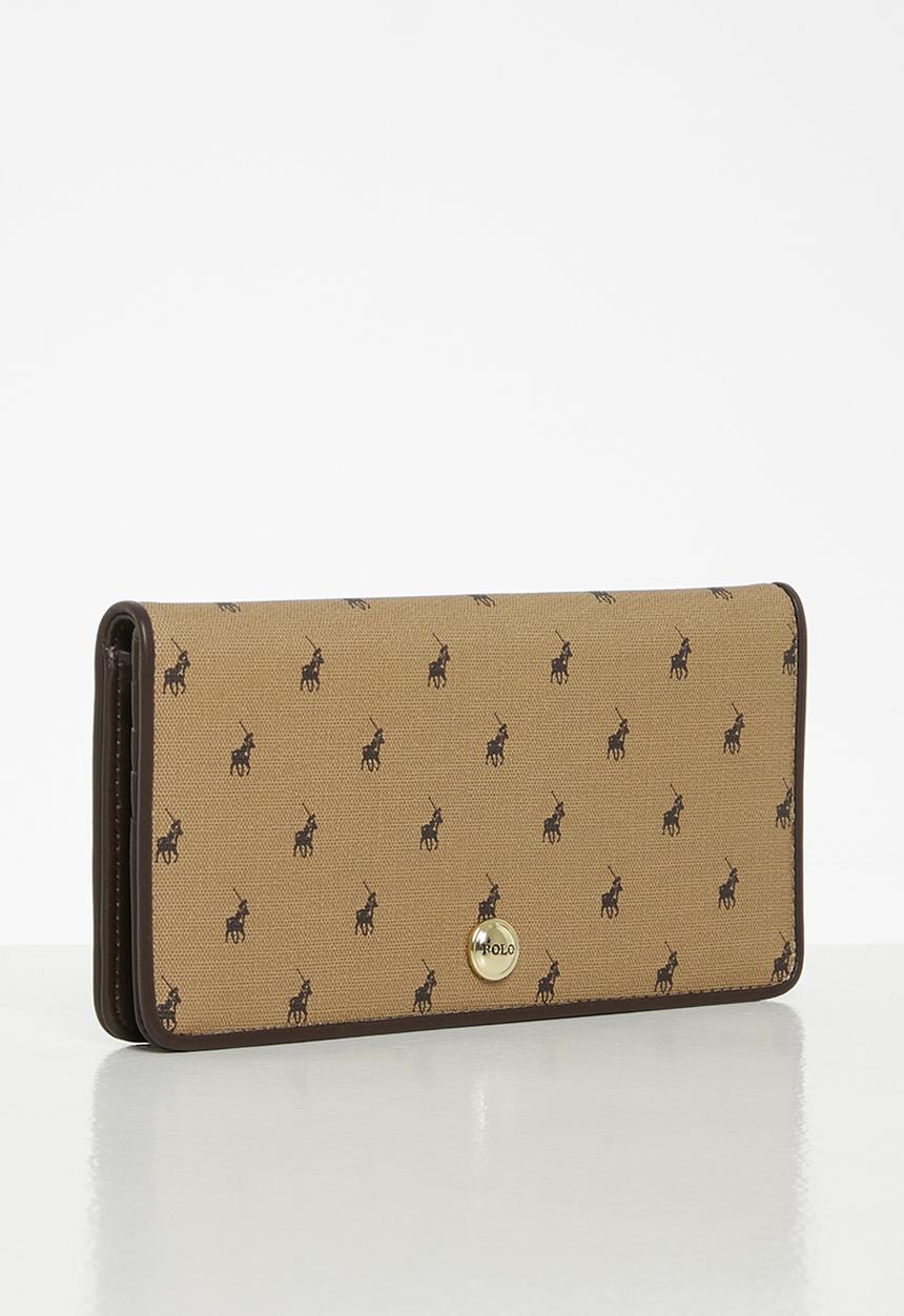 POLO - Polo panama continental purse - camel