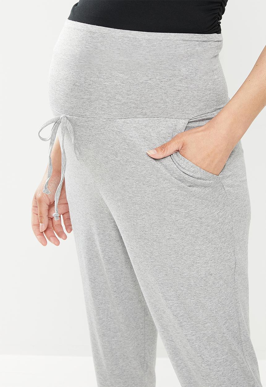 edit Maternity - Drop crotch jogger - grey