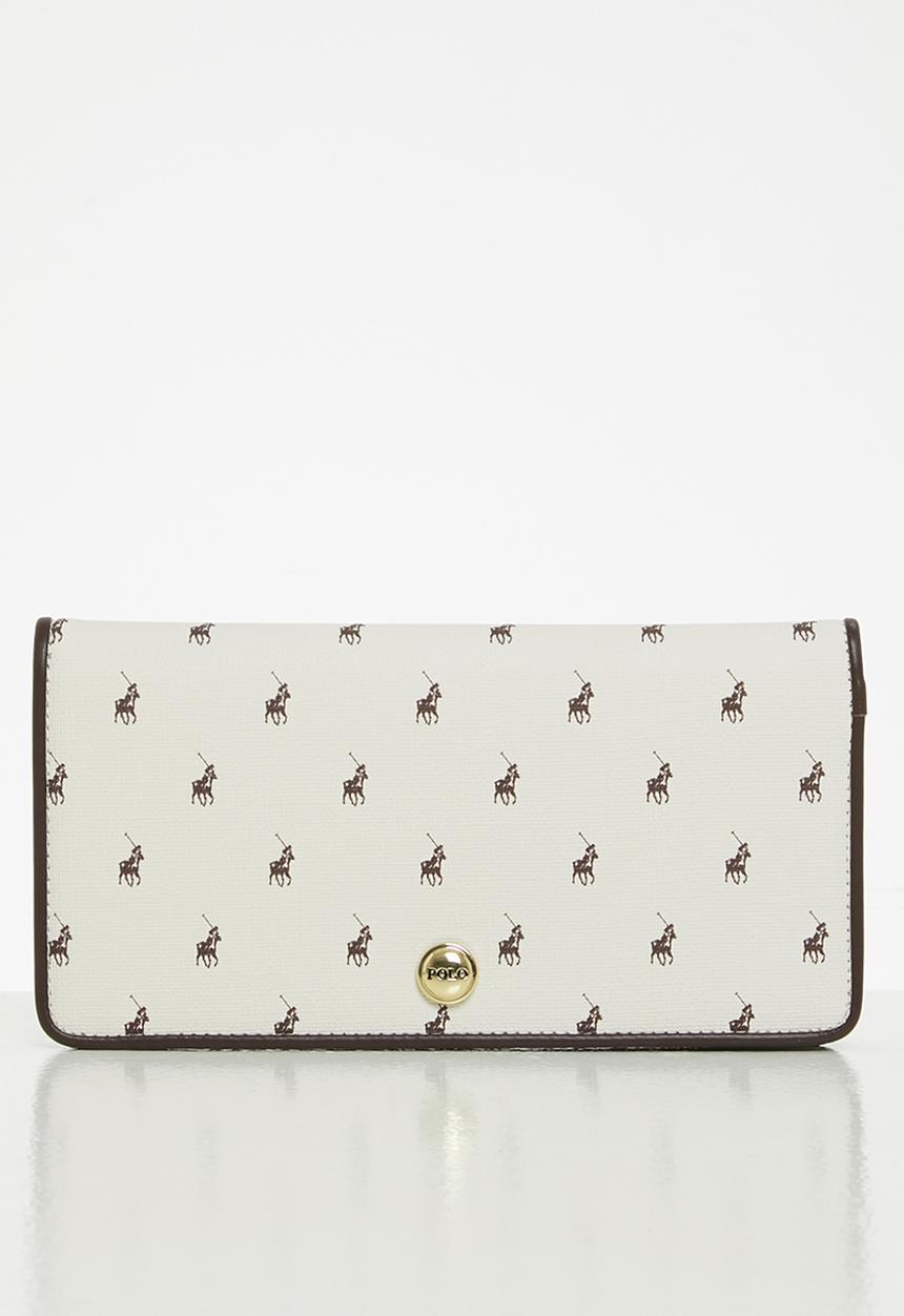 POLO - Polo panama continental purse - cream