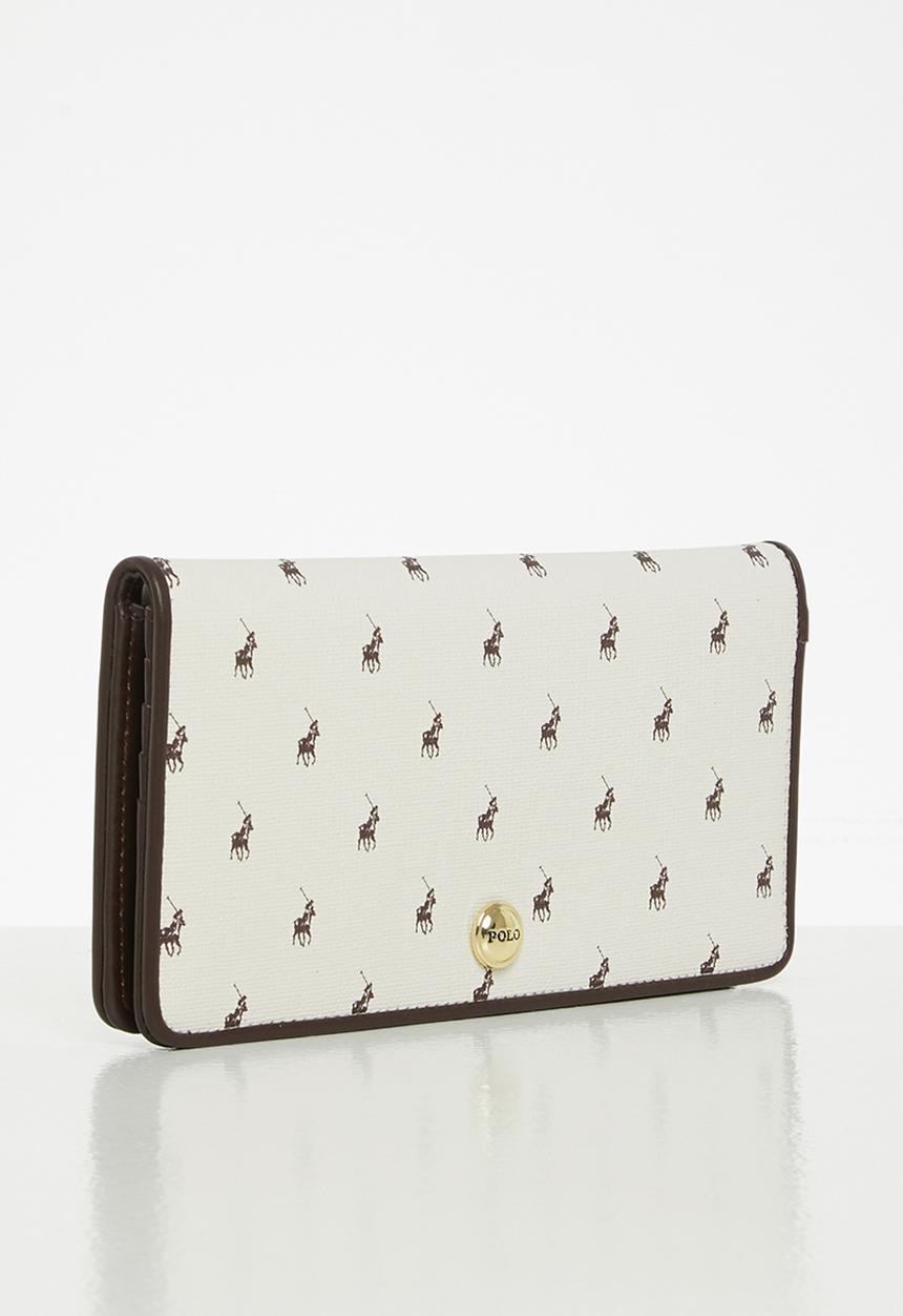POLO - Polo panama continental purse - cream