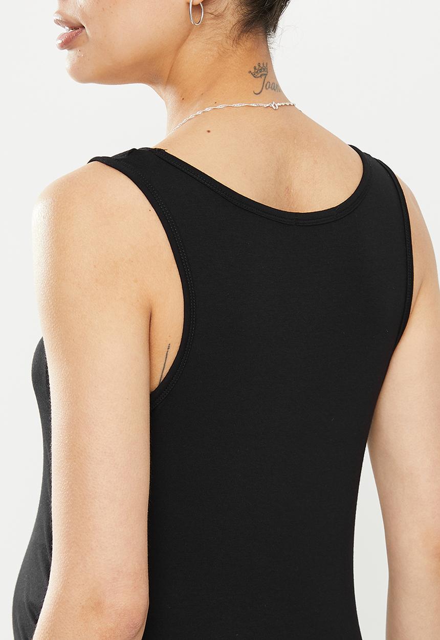 Superbalist - Gathered side tank - black