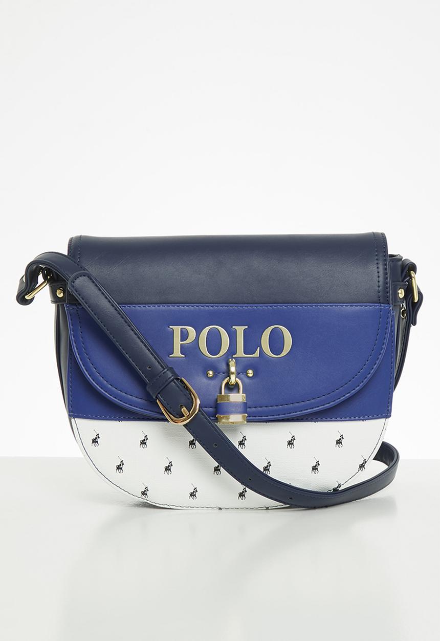 POLO - Resort flapover sling - blue