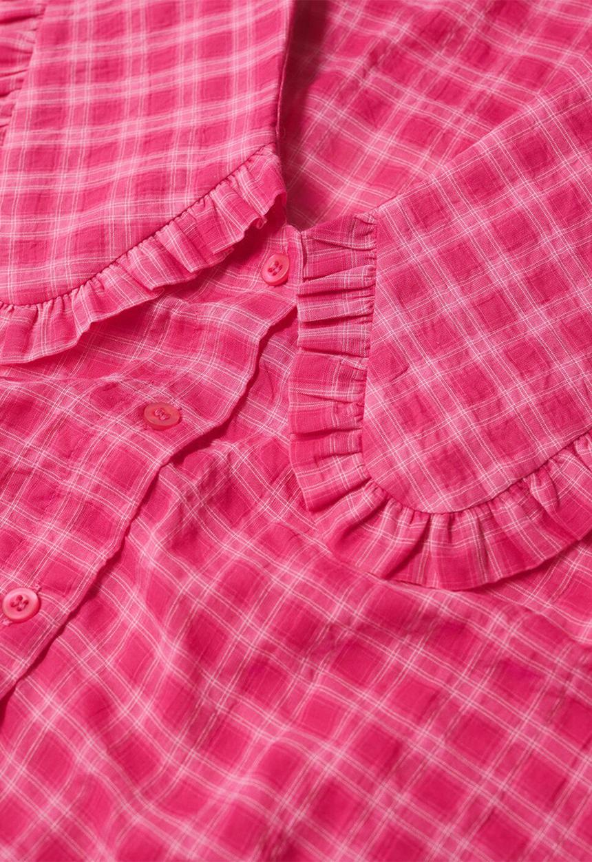 MANGO - Blouse greta - bright pink